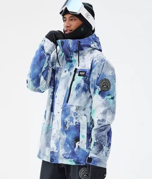 Ski Jassen<Dope Snow Blizzard Full Zip SprayBlueGreen