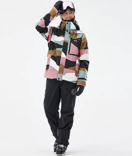 Ski Jassen<Dope Snow Blizzard W Full Zip ShardsGoldMutedPink