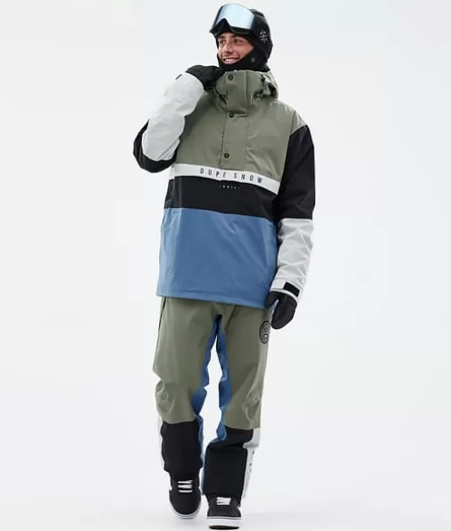 Snowboard Jassen<Dope Snow Legacy Track Greenish/LightGrey/Black/BlueSteel