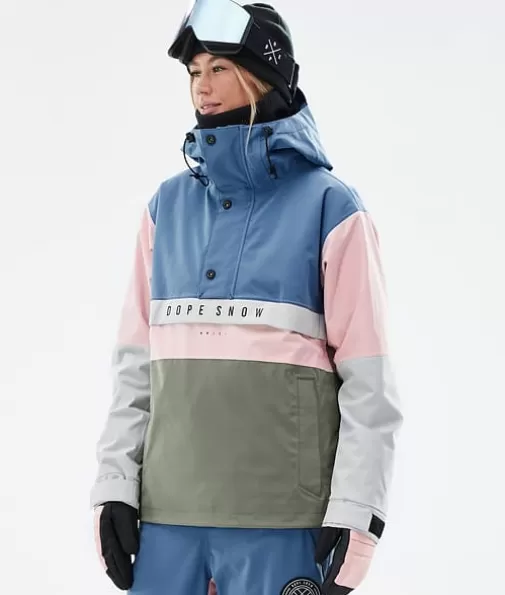 Snowboard Jassen<Dope Snow Legacy Track W BlueSteel/LightGrey/SoftPink/Greenish