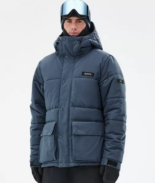 Ski Jassen<Dope Snow Puffer Full Zip MetalBlue