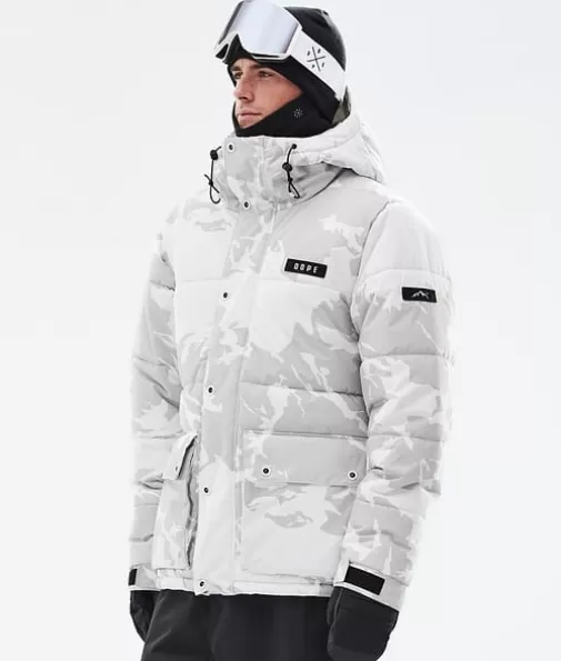 Ski Jassen<Dope Snow Puffer Full Zip GreyCamo